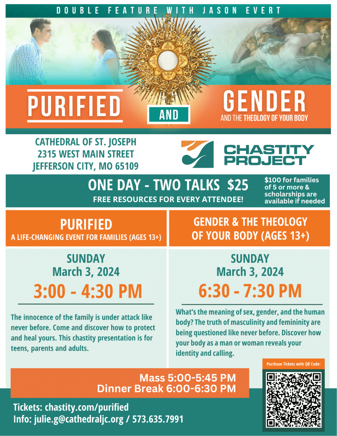 Purified And Gender Double Feature Talks With Jason Evert Jefferson