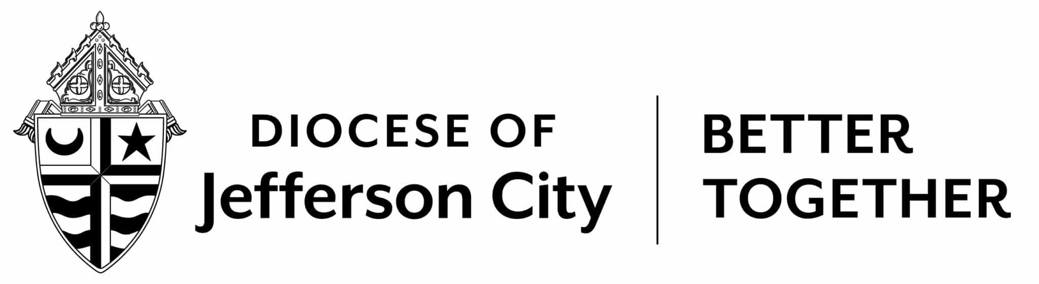 DJC Logo Tagline 1C Black | Diocese of Jefferson City