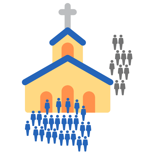Approximately one out of every four Catholics who had been attending Mass in 2019 are no longer coming to church, according to data compiled by the 106 parishes and missions in the Diocese of Jefferson City. Parishes count the people attending the first four weekends of Masses in October, then average the four weekends to arrive at the “October Mass Count,” which has been taken in the diocese since at least 2000 — except for in 2020, at the height of the COVID-19 pandemic. From 2001-2019, the diocese saw a 29% decline in Mass attendance; the 24% decline from 2019-2021 represents almost 10,000 individuals.