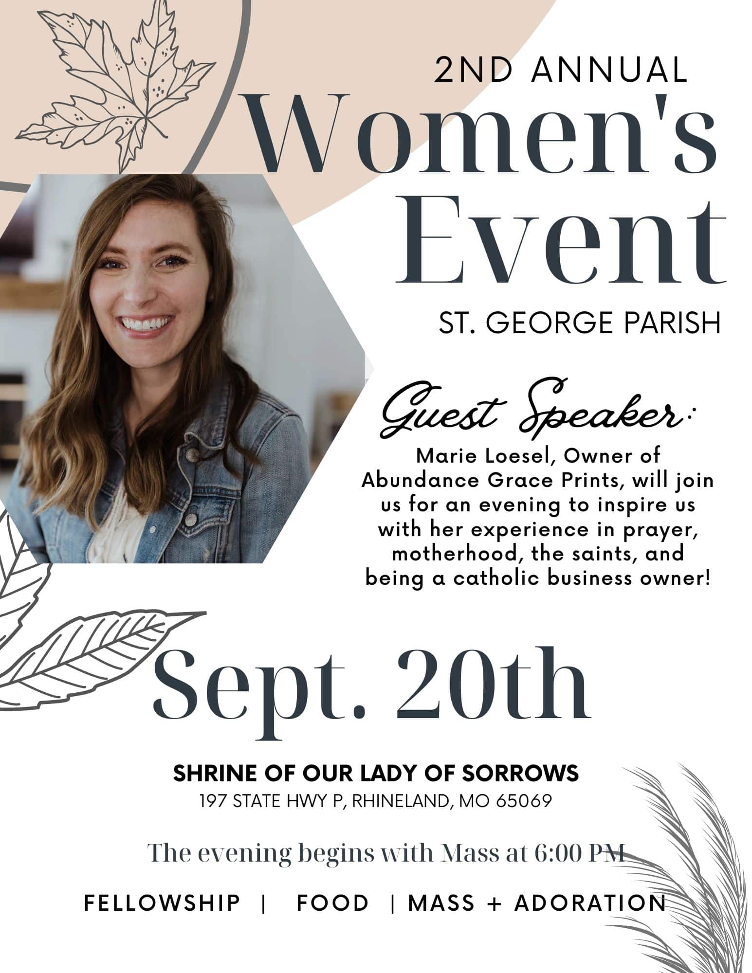Women's Event (fall Lady Of Sorrows