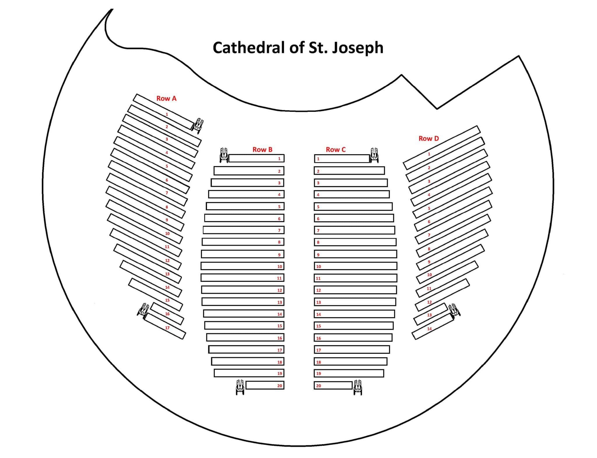 Cathedral Pew Layout | Diocese of Jefferson City