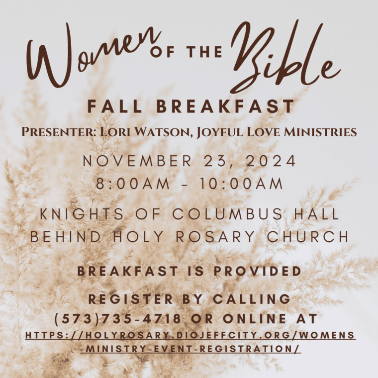Women’s Ministry Upcoming Events | Diocese of Jefferson City