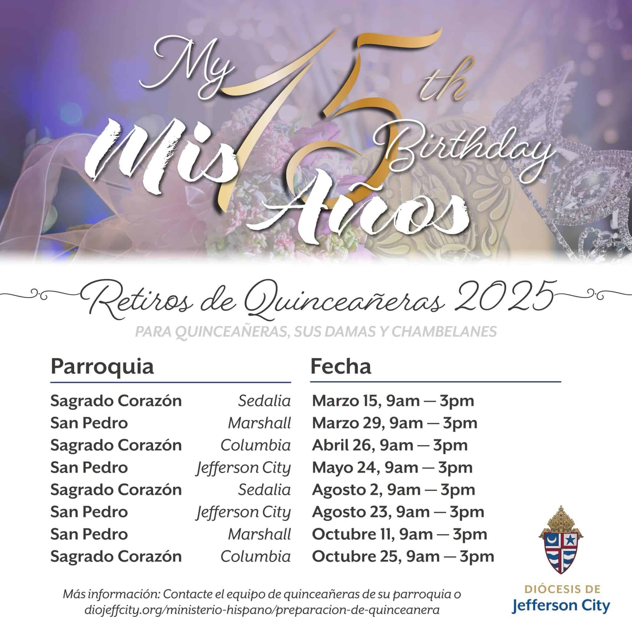 Quinceañera 2025 Retreats